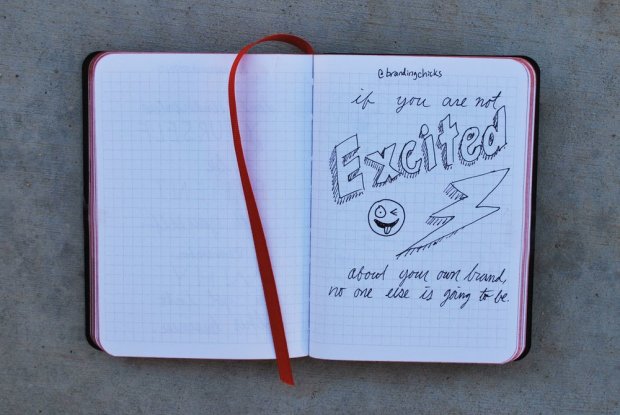 Your work brand or personal brand will change throughout the years. Find ways to stay excited about so others will too. Quote by  @realbrandingchicks