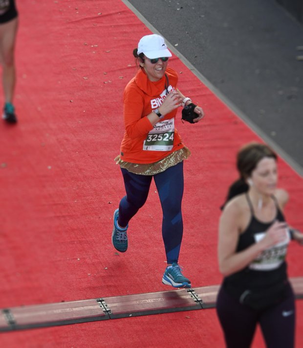 All smiles when crossing the finish line!