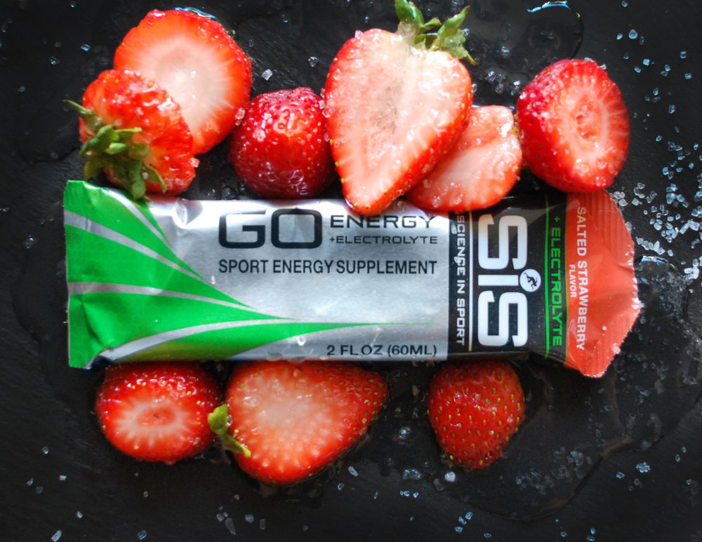 Fun with fuel. Salted Strawberry + Electrolytes by Science in Sport. © Photo and styling by Andrea Heser
