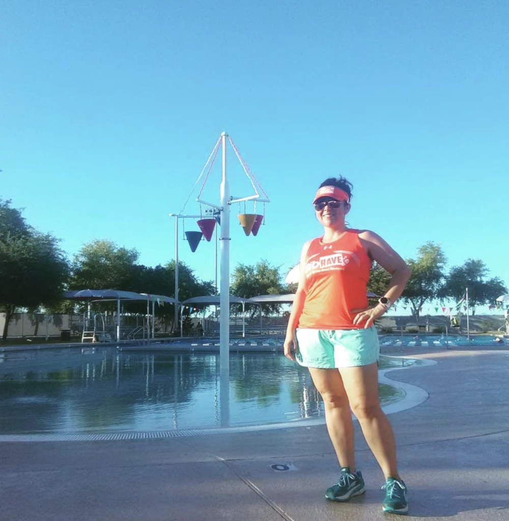 Strength Training Poolside